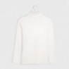 Turetleneckový svetr pro dívky Mayoral 345-21 krém
