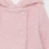 Plátěný kabát pro dívky Mayoral 2409-75 růžový