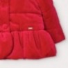 Velurová bunda pro dívku Mayoral 2411-31 červená