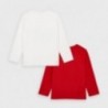 Sada chlapeckých košil Mayoral 4047-41 bílá / červená