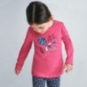 Tričko s dlouhým rukávem dívka Mayoral 4070-47 růžové