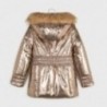 Metalizovaná dívčí bunda Mayoral 7416-86 Staré zlato