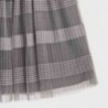 Dívčí tylová sukně Mayoral 7944-33 stříbrná