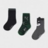 Sada 3 párů ponožek pro chlapce Mayoral 10833-61 Zelená