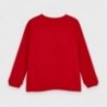 Tričko pro dívky s dlouhým rukávem Mayoral 4067-81 červené