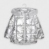 Zimní bunda pro dívky Mayoral 4419-61 stříbrný