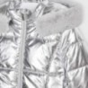 Zimní bunda pro dívky Mayoral 4419-61 stříbrný