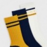 Sada 3 párů ponožek pro chlapce Mayoral 10875-22 Žlutá