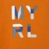 Tričko s dlouhým rukávem pro chlapce Mayoral 108-42 oranžové
