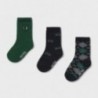 Sada 3 párů ponožek pro chlapce Mayoral 10831-50 Zelená