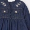 Džínové šaty pro dívku Mayoral 2962-5 námořnická modrá