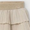 Plisovaná sukně pro dívku Mayoral 2940-10 béžová