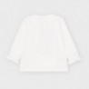 Tričko pro dívky s dlouhým rukávem Mayoral 2054-51 Bílá/tmavě modrá