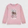 Tričko pro dívky s dlouhým rukávem Mayoral 4067-82 Růžový