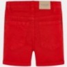 Chlapecké hladké bermudy šortky Mayoral 204-65 červené