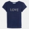 Dívčí tričko s krátkým rukávem Mayoral 854-96 námořnická modrá