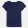 Dívčí tričko s krátkým rukávem Mayoral 854-96 námořnická modrá