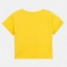 Dívčí tričko s krátkým rukávem Mayoral 6019-37 žluté
