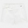 Dívčí krátké kalhoty Mayoral 1201-31 Bílý