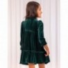 Sametové šaty pro dívky Abel & Lula 5554-54 Zelená