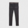 Chlapecké kalhoty s opaskem Mayoral 7524-37 černé