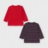 Sada 2 triček pro chlapce Mayoral 2048-31 červená