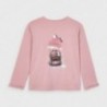 Dívčí tričko s dlouhým rukávem Mayoral 4064-80 Růžové