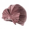 MUSE Turban zimní čepice pro dívky Jamiks JZD077 práškově růžové barvy