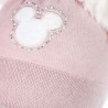 MIGALA IIA Dívčí zimní čepice Jamiks JZD062 práškově růžové barvy