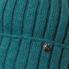 Dívčí zimní čepice HOSELLA I Jamiks JZD250 smaragdová barva