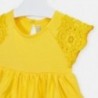 Šaty s výšivkou pro dívku Mayoral 3947-76 Žlutá