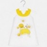 Dívčí šaty s ramenními popruhy Mayoral 3960-61 žluté