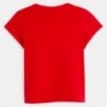 Tričko s flitry pro dívky Mayoral 6022-45 Červené