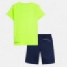 Sada trička a bermudy pro chlapce Mayoral 6613-29 Neonově zelená