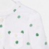 Košile se stojatým límcem pro chlapce Mayoral 1143-72 Zelená