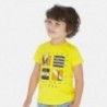 Tričko s krátkým rukávem pro chlapce Mayoral 3056-46 Žlutá