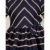 Žakárové šaty pro dívky Abel & Lula 5566-7 námořnická modrá