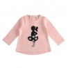 Dívčí tričko s dlouhým rukávem iDO 1667-2513 růžová barva