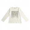 428/5000 Dívčí tričko s dlouhým rukávem IDO 1931-0112 krémové barvy