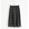 Dívčí tylová sukně iDO 1969-6NV5 zelená / černá