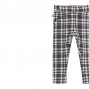 Kostkované kalhoty pro dívky Boboli 241120-9417 černé