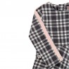 Kostkované šaty pro dívku Baby Boboli 241029-9417 černé barvy