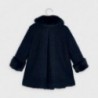 Plátěný kabát pro dívku Mayoral 4411-52 Tmavě modrá