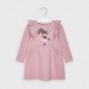 Šaty s výšivkou pro dívky Mayoral 4982-37 Růžový
