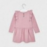 Šaty s výšivkou pro dívky Mayoral 4982-37 Růžový