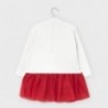 Dívčí kombinované šaty Mayoral 2970-33 Červené