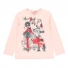 Tričko s dlouhým rukávem pro dívky Boboli 461180-3686 růžové barvy