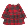 Kostkované šaty pro dívky Baby Boboli 701019-9381 červená
