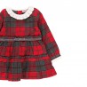 Kostkované šaty pro dívky Baby Boboli 701019-9381 červená