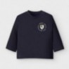 Chlapecké tričko s dlouhým rukávem Mayoral 2036-34 námořnická modrá
